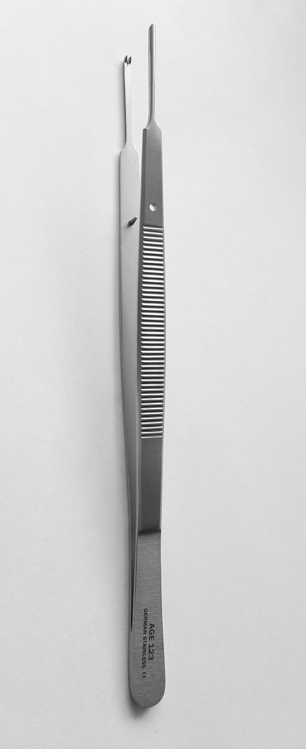 Pęseta chirurgiczna Gerald 17,5 cm z ząbkiem