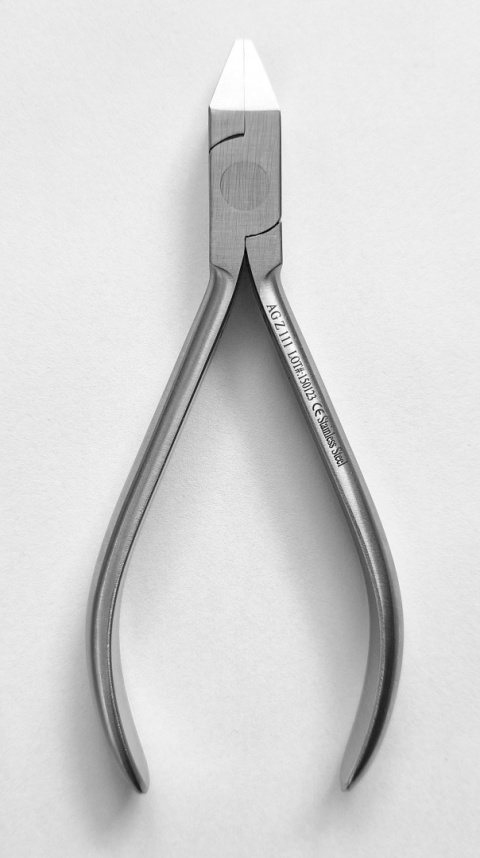 Kleszcze ortodontyczne Adams, płasko-płaskie, 13 cm.