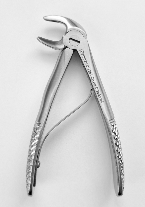 Kleszcze Berten do zębów mlecznych, dolne siekacze, 12 cm.