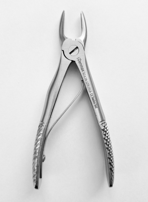 Kleszcze Berten do zębów mlecznych, górne siekacze, 12 cm.