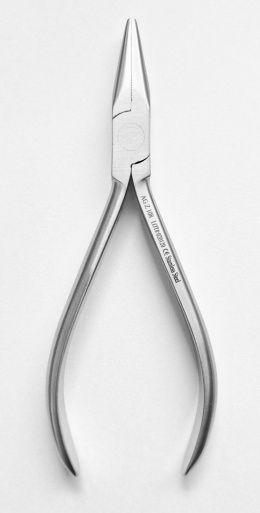 Kleszcze- płaskie, gładko-kratkowane, 14,5 cm.