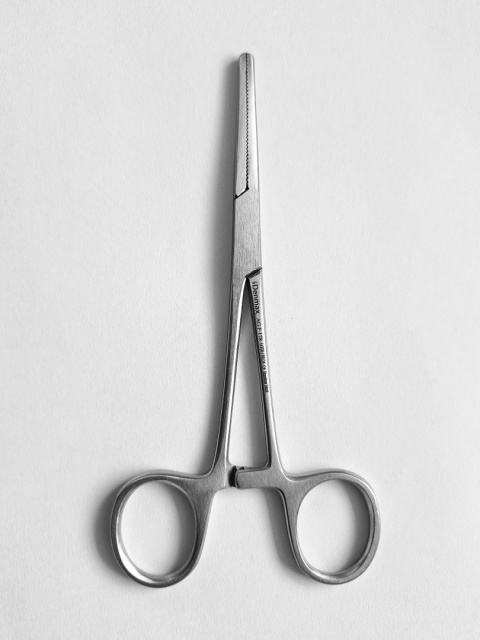 Kleszczyki hemostatyczne / Rochester-Pean, proste.