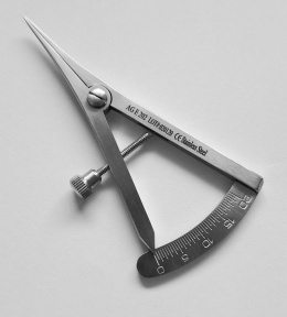 Miarka implantologiczna Castroviejo prosta