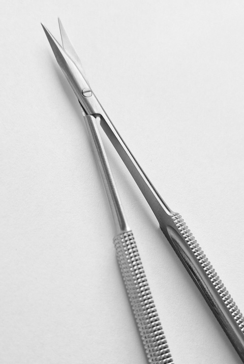 Nożyczki mikrochirurgiczne Wescott proste, 18cm.