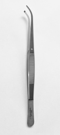 Pęseta chirurgiczna z ząbkiem wygięta.