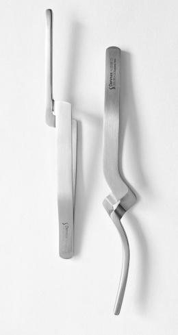 Pęseta do kalki Miller, prosta, dł. 16 cm.