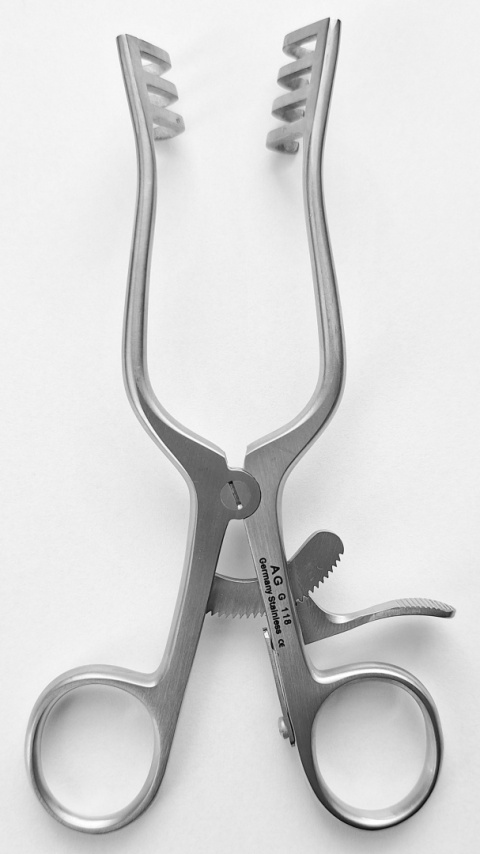 Rozwieracz do ran Weitlaner Blunt - tępy, 14 cm