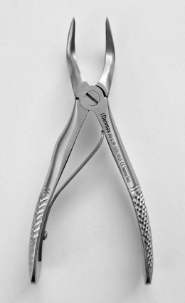 Kleszcze Berten do zębów mlecznych, górne korzenie, 12 cm.